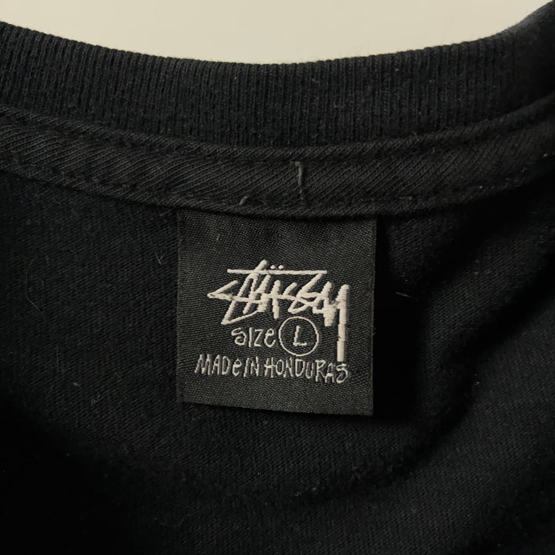 Stussy  스투시 다이스 피그먼트 다이드 블랙 반팔티셔츠  상품이미지6