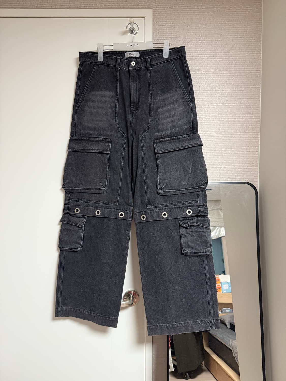 (극미중고)[L]mjd 아일렛 카고 팬츠 상품이미지1