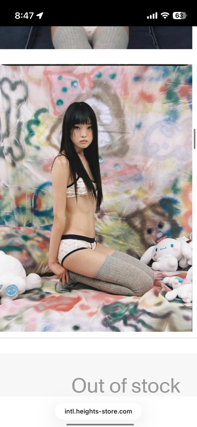 Suu 시나모롤 브리프 브라렛 상품이미지3