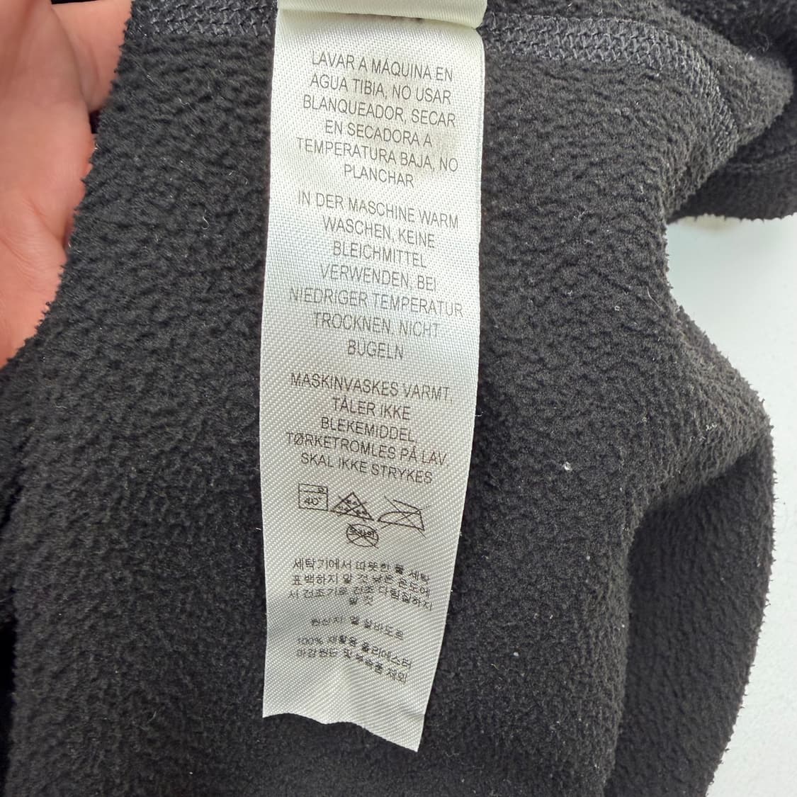 파타고니아 블랙 플리스 하프 집업 L 상품이미지9