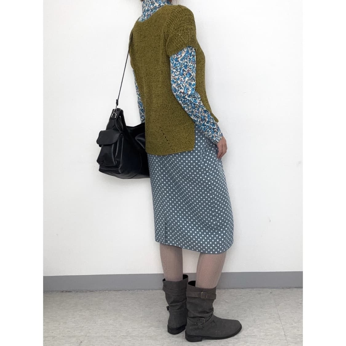 빈티지 플로럴 블라우스 셔츠 상품이미지4