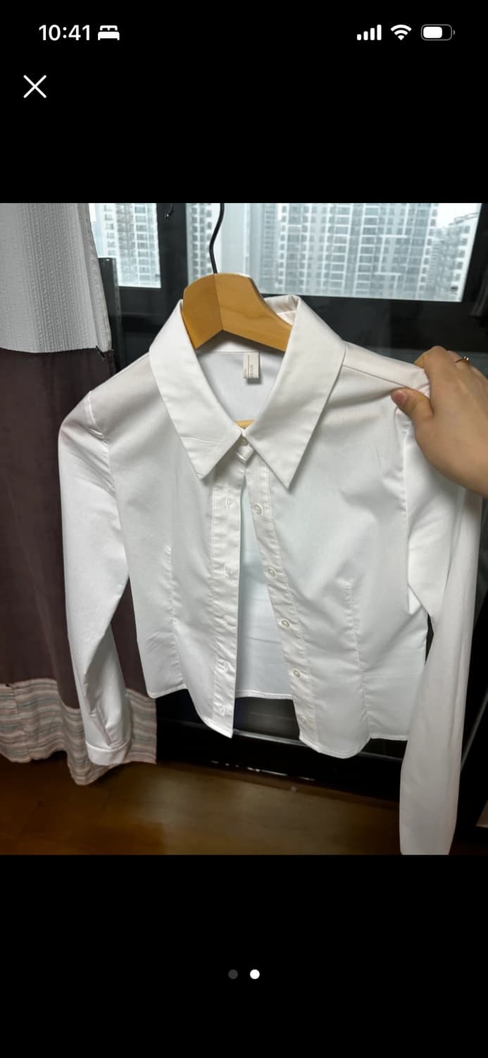 페일제이드 흰색 블라우스 상품이미지1