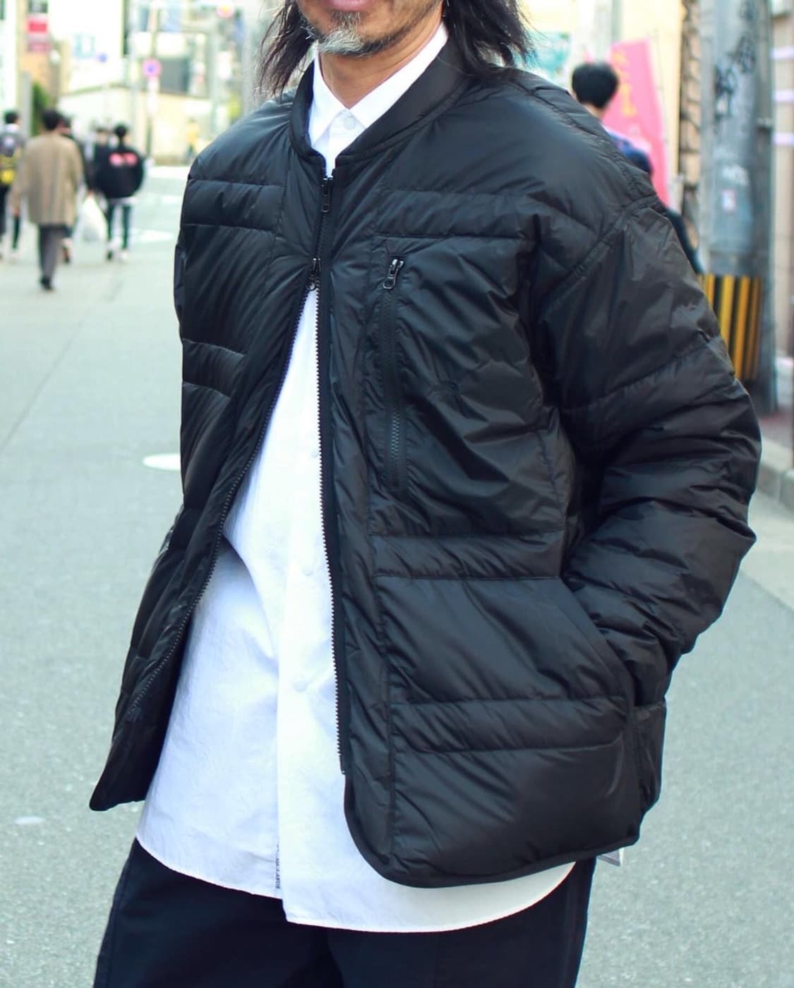 노스페이스 퍼플라벨 라이트 필드 다운 자켓 그레이 경량 패딩 L 상품이미지9