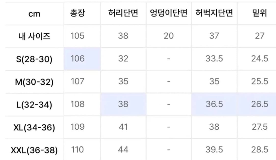 새상품) 그라미치 스트레치 데님 XL 미듐 유즈드 상품이미지3