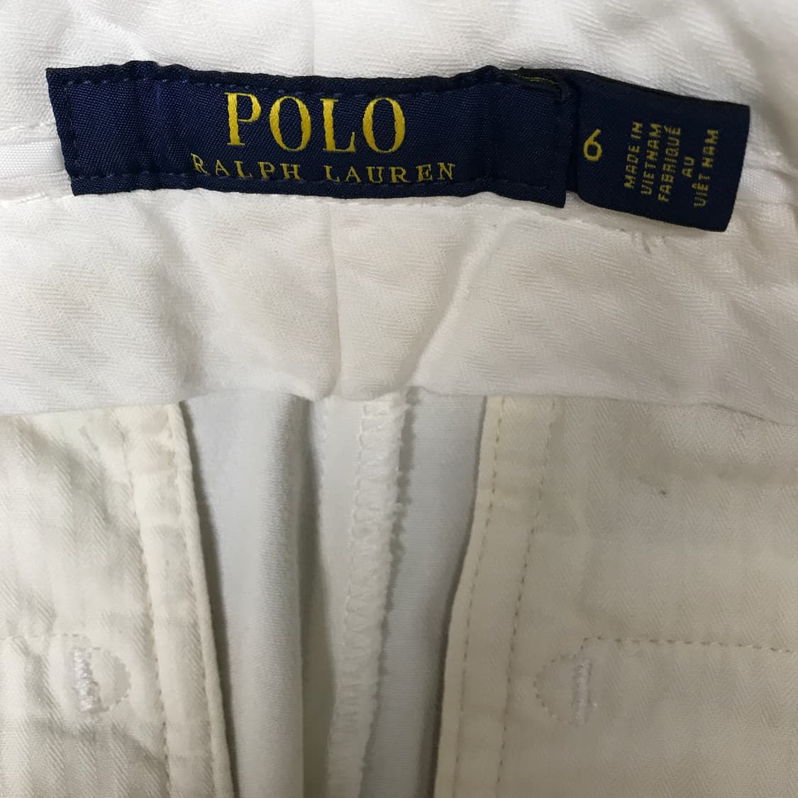 폴로 랄프로렌 멀티 자수 치노 팬츠 화이트 6(W) 상품이미지7