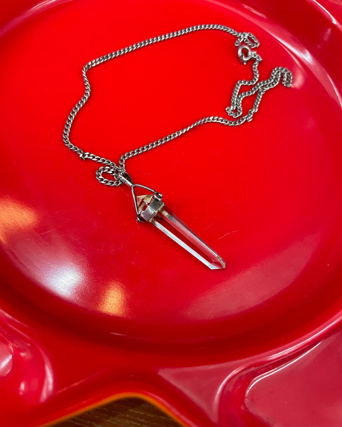 빈티지 925 실버 크리스탈 목걸이 상품이미지5