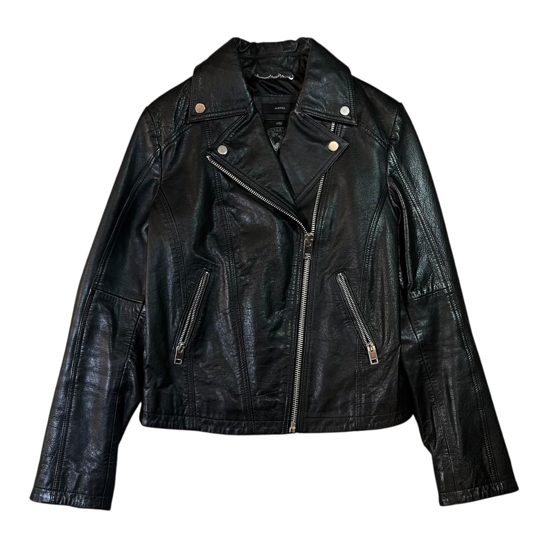 DIESEL 디젤 버팔로우 가죽 라이더 자켓 상품이미지1