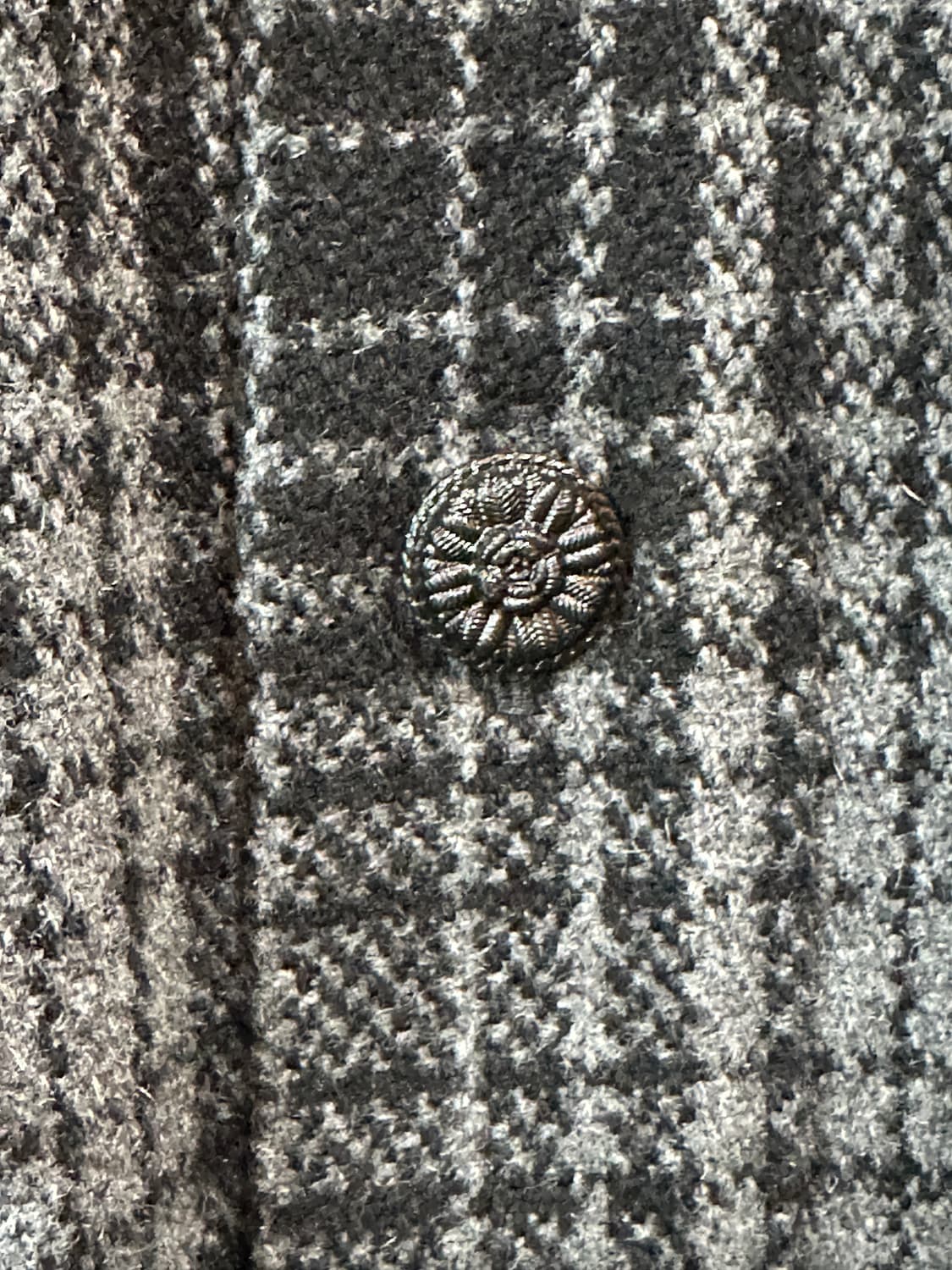 오프화이트 플란넬 체크 셔츠  상품이미지5