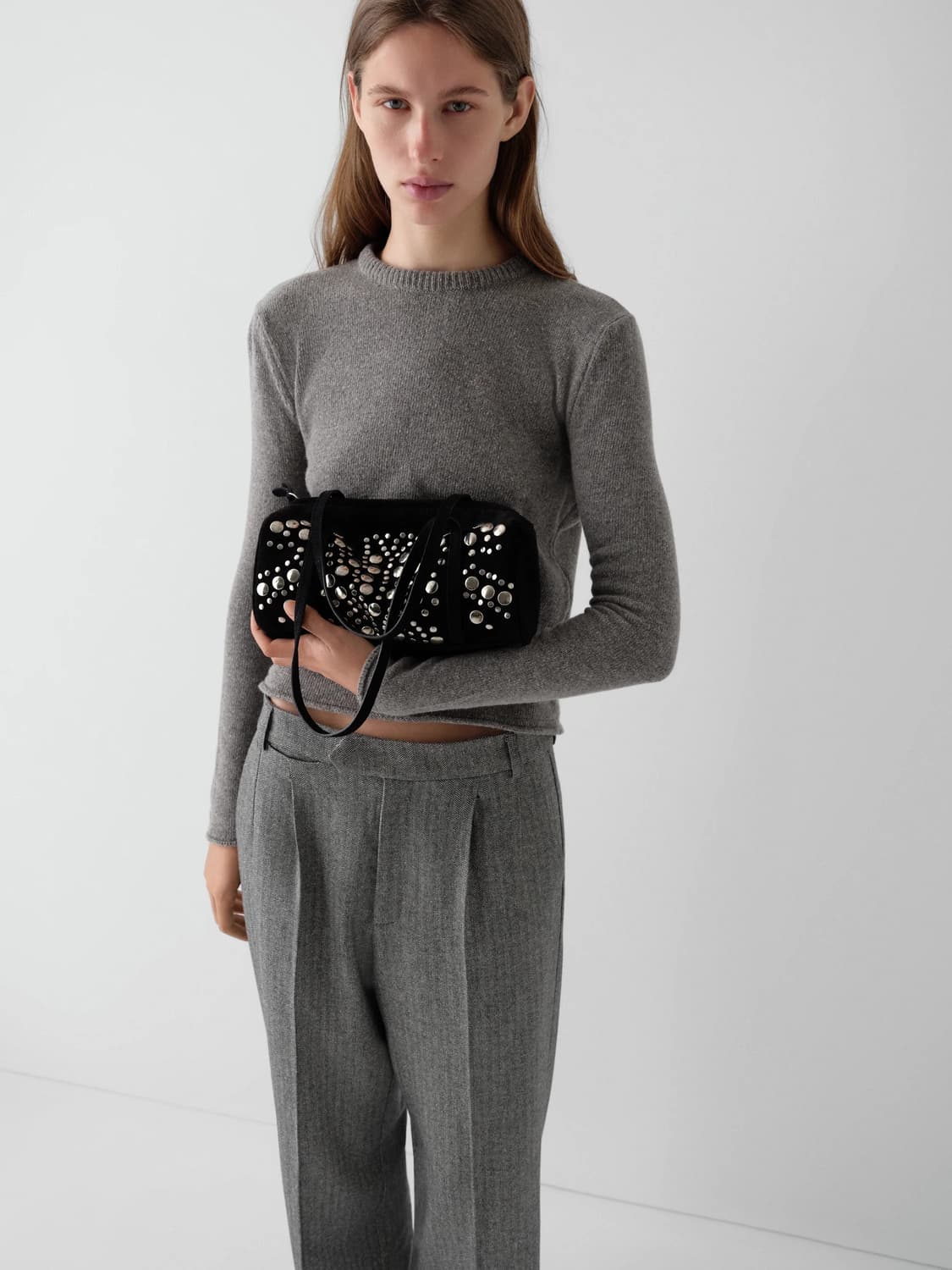 [새상품] 기마구아스 소피아 스터드백 블랙 상품이미지5