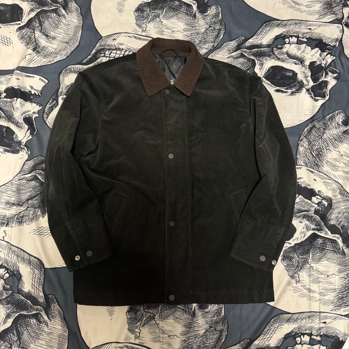 코오롱 에피그램 코듀로이 바버자켓 M사이즈 상품이미지1