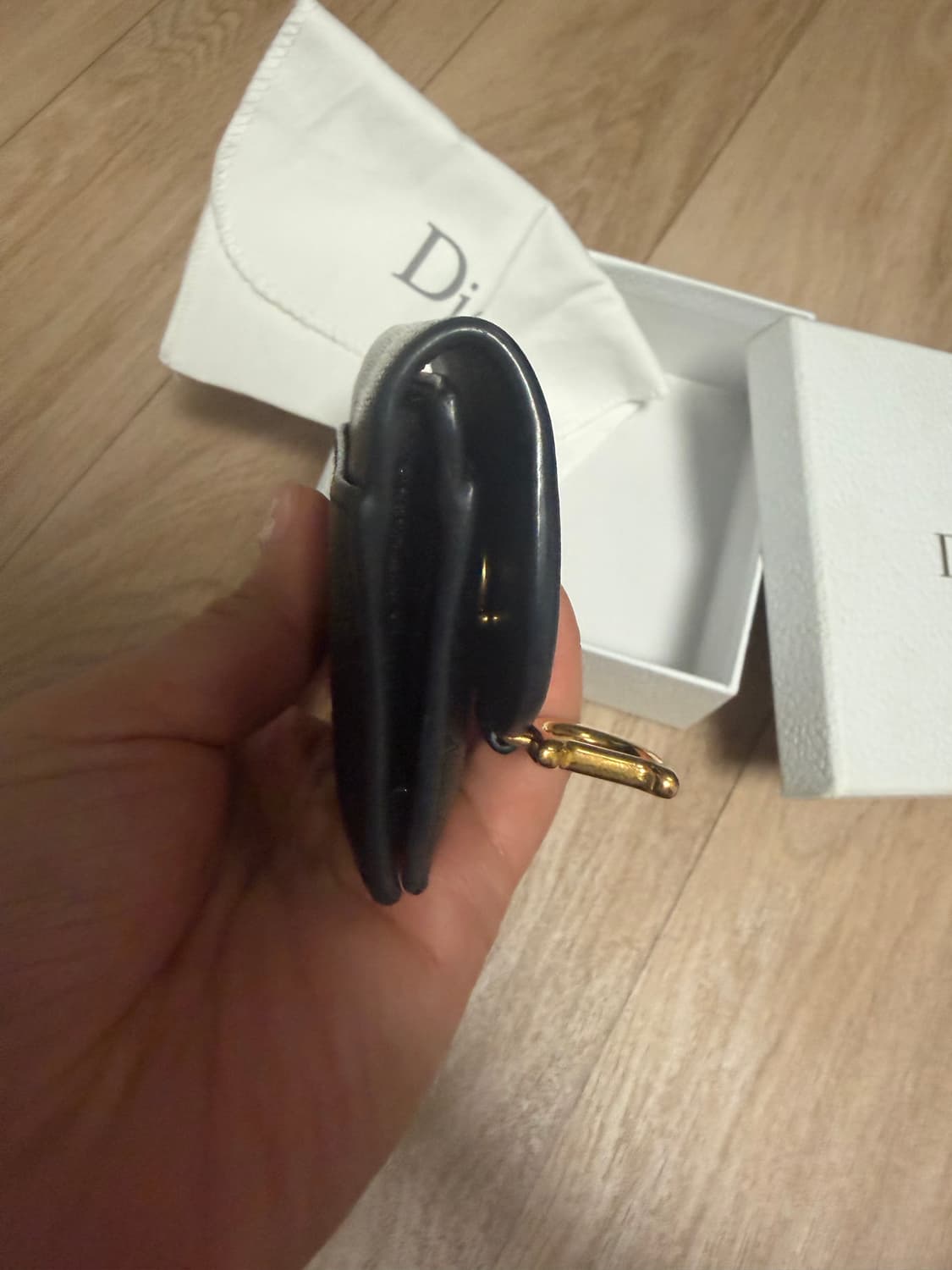 디올 새들지갑(블랙) 상품이미지4