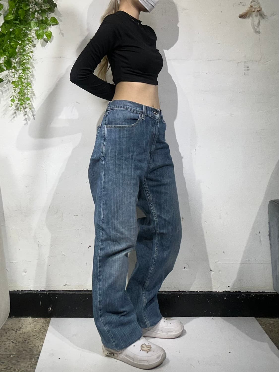 리바이스 505 연청 와이드 워싱 데님 팬츠 청바지 36 상품이미지1