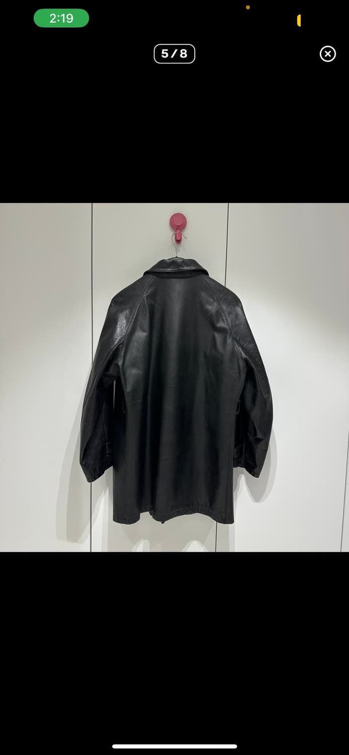 더반 인터메쪼 레더 피코트 상품이미지5