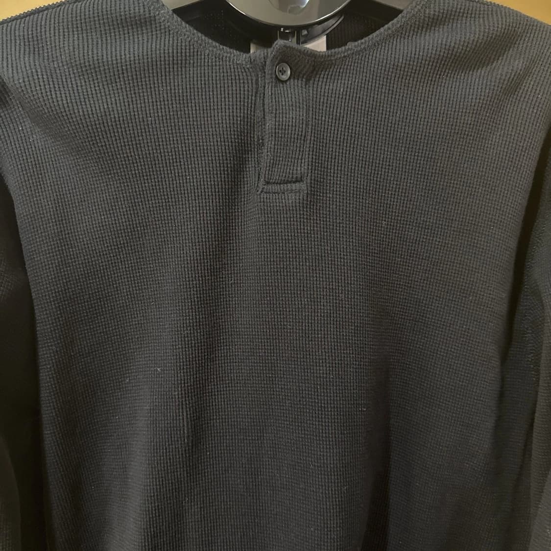 에센셜 와플 헨리넥 롱 슬리브 상품이미지2