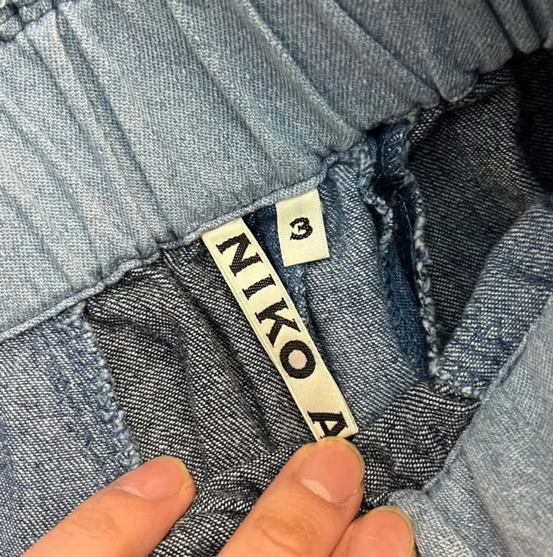 일본 빈티지 니코앤드 여성 롱 청스커트 (3) 상품이미지3