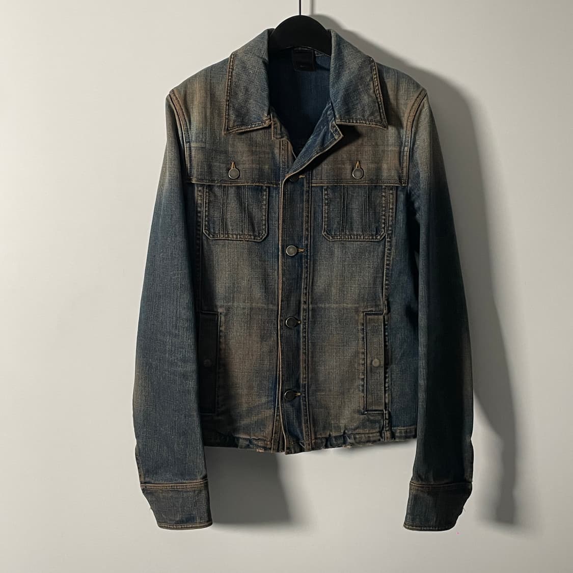 05ss 디올 에디슬리먼 녹워싱 데님자켓 (onp.281)   상품이미지2