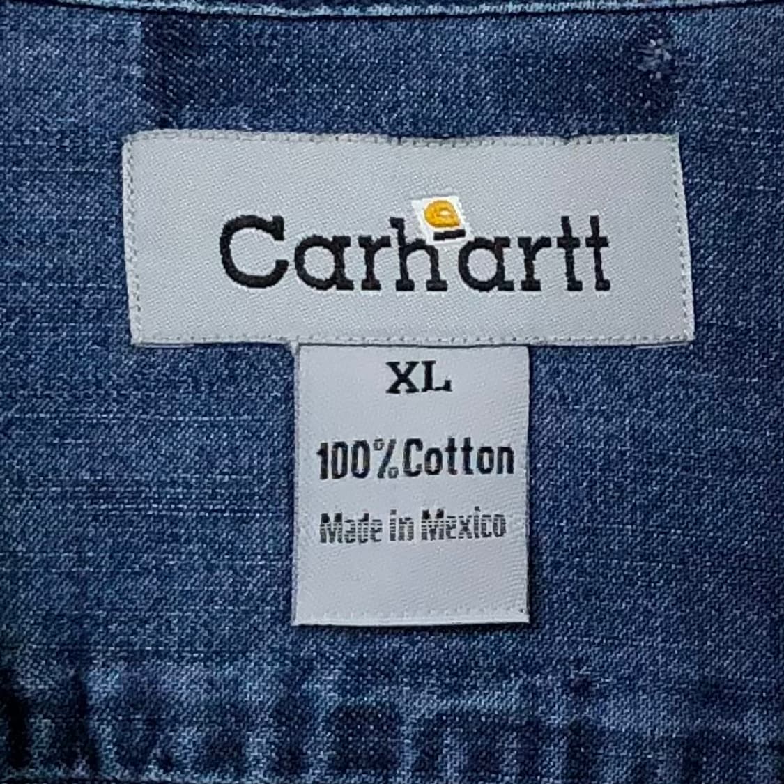 XL 칼하트 데님 셔츠 상품이미지3