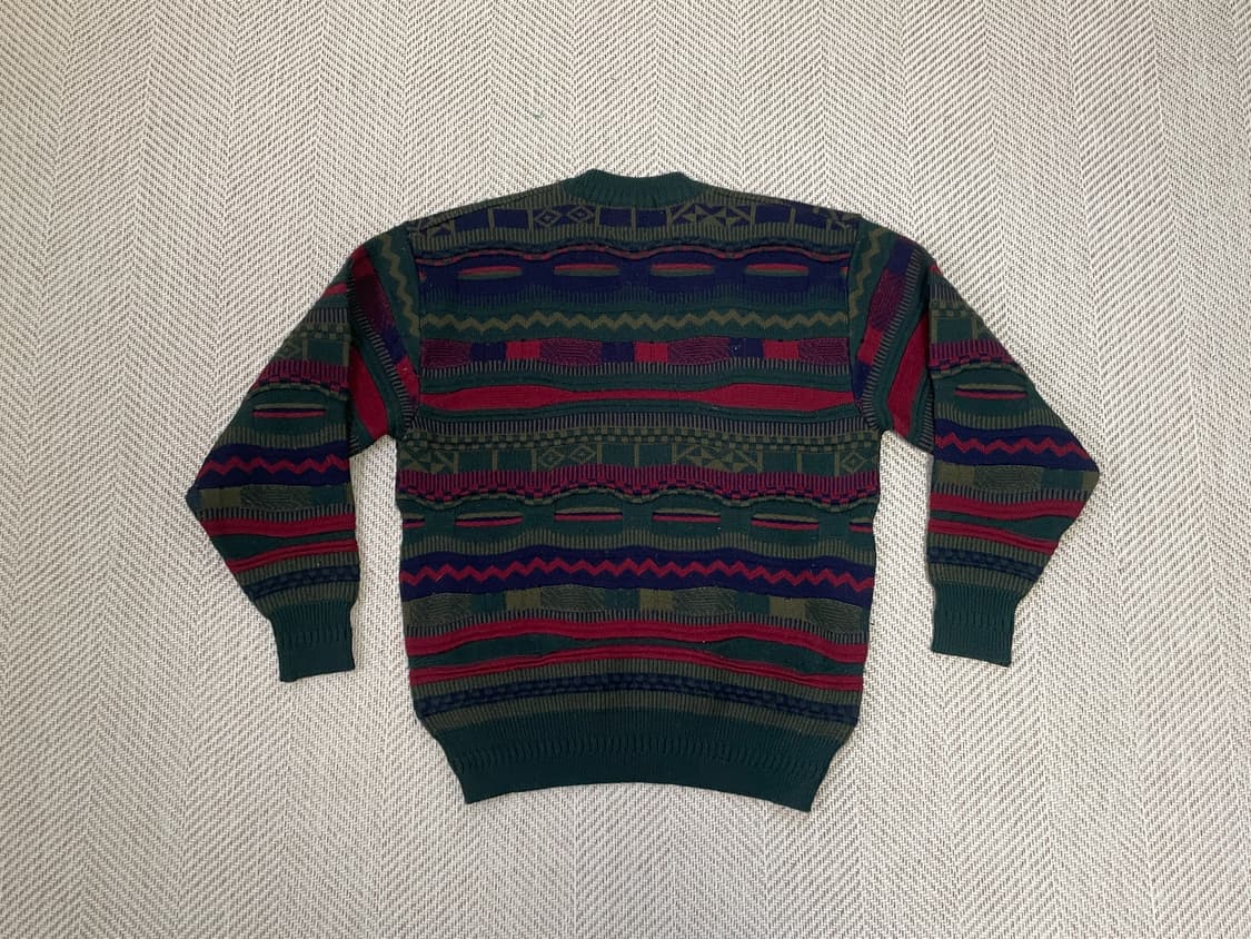 빈티지 이태리 지오메트릭 니트 상품이미지2