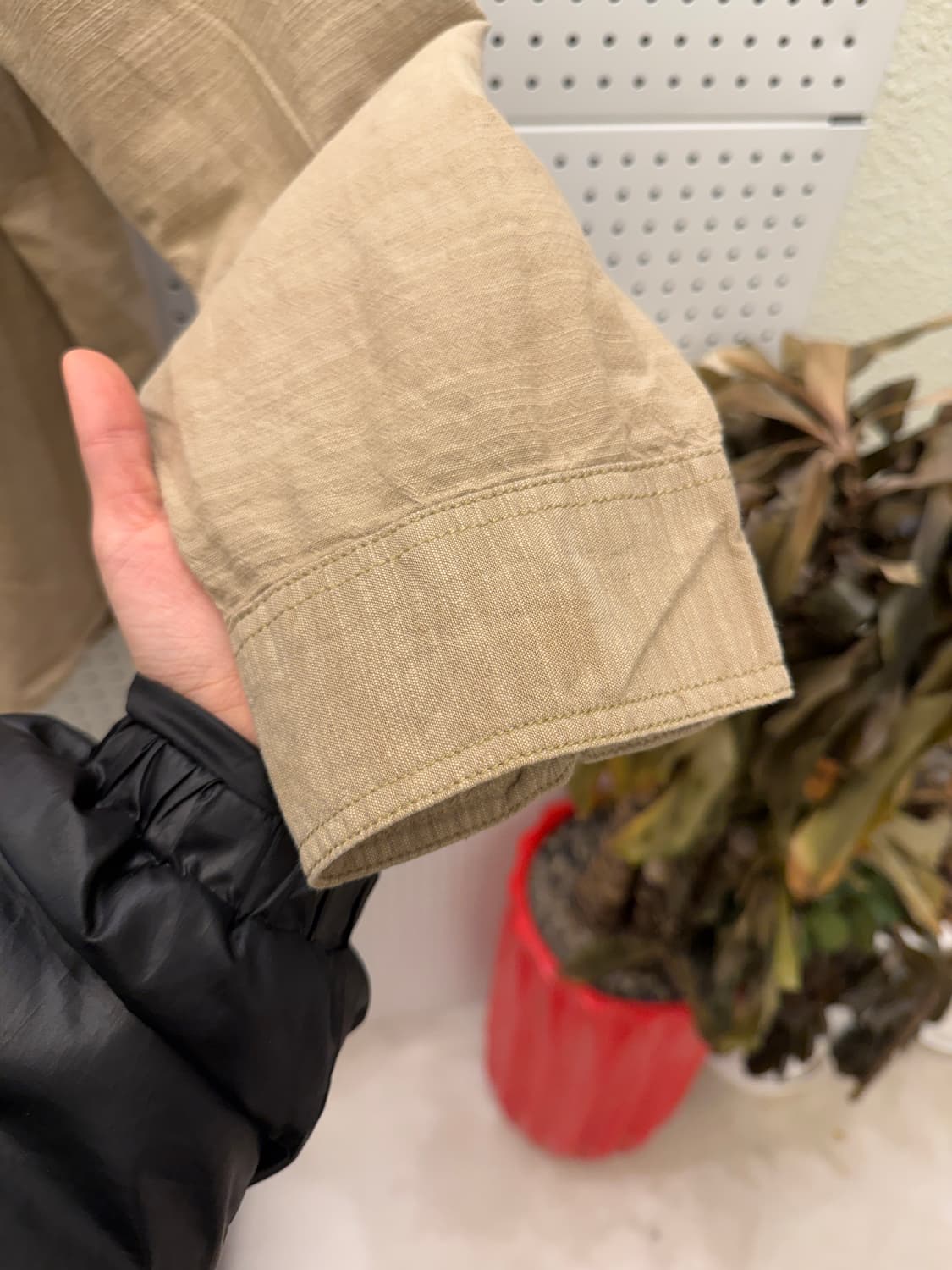 칼하트 박시핏 투포켓 워크 셔츠 브라운 U108 상품이미지3