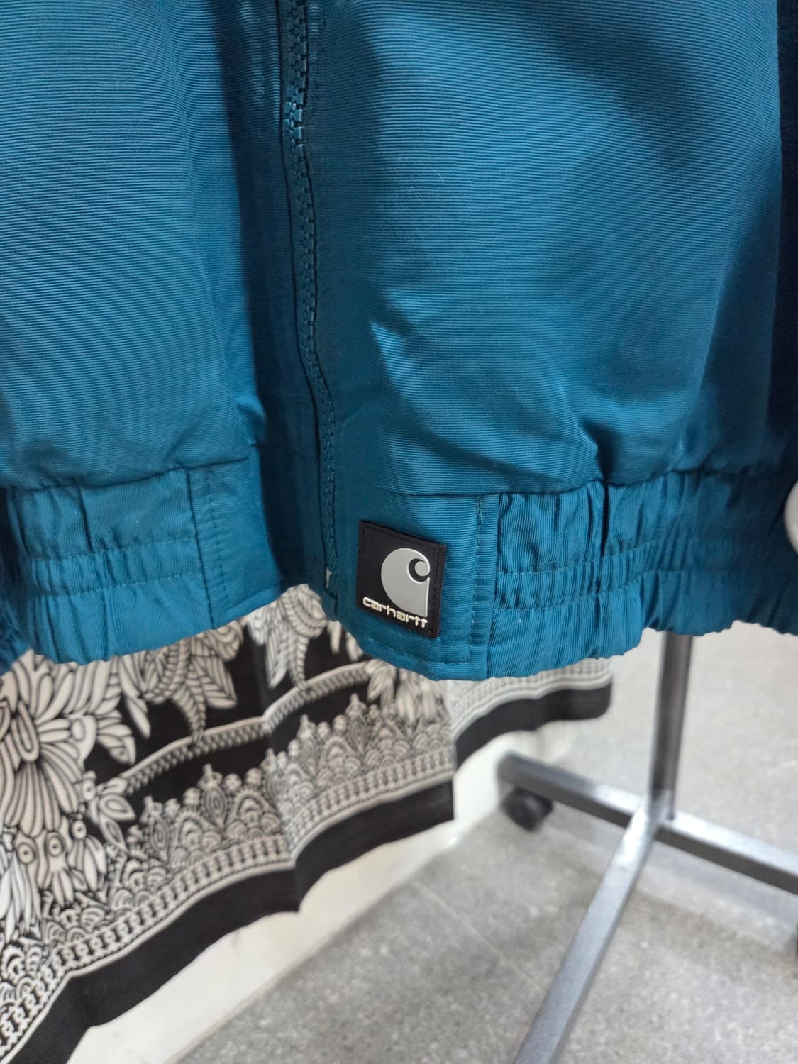 CARHARTT 칼하트 청록 하이넥 블루종자켓💯 상품이미지6