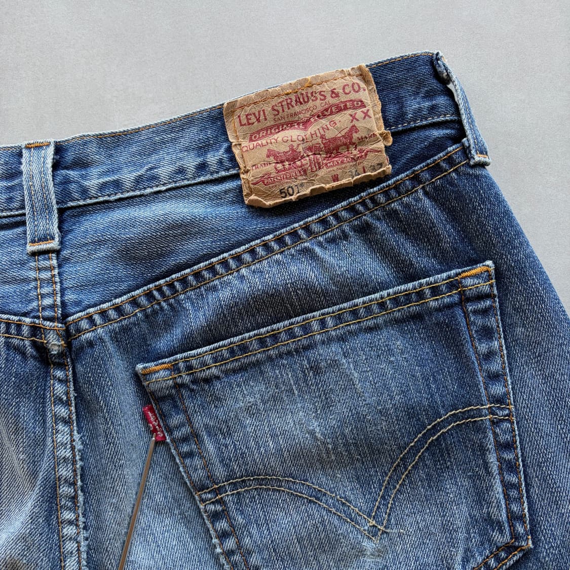 [34]리바이스 Levi's 501 JPN 00s 빈티지워싱 데님 팬츠 상품이미지6