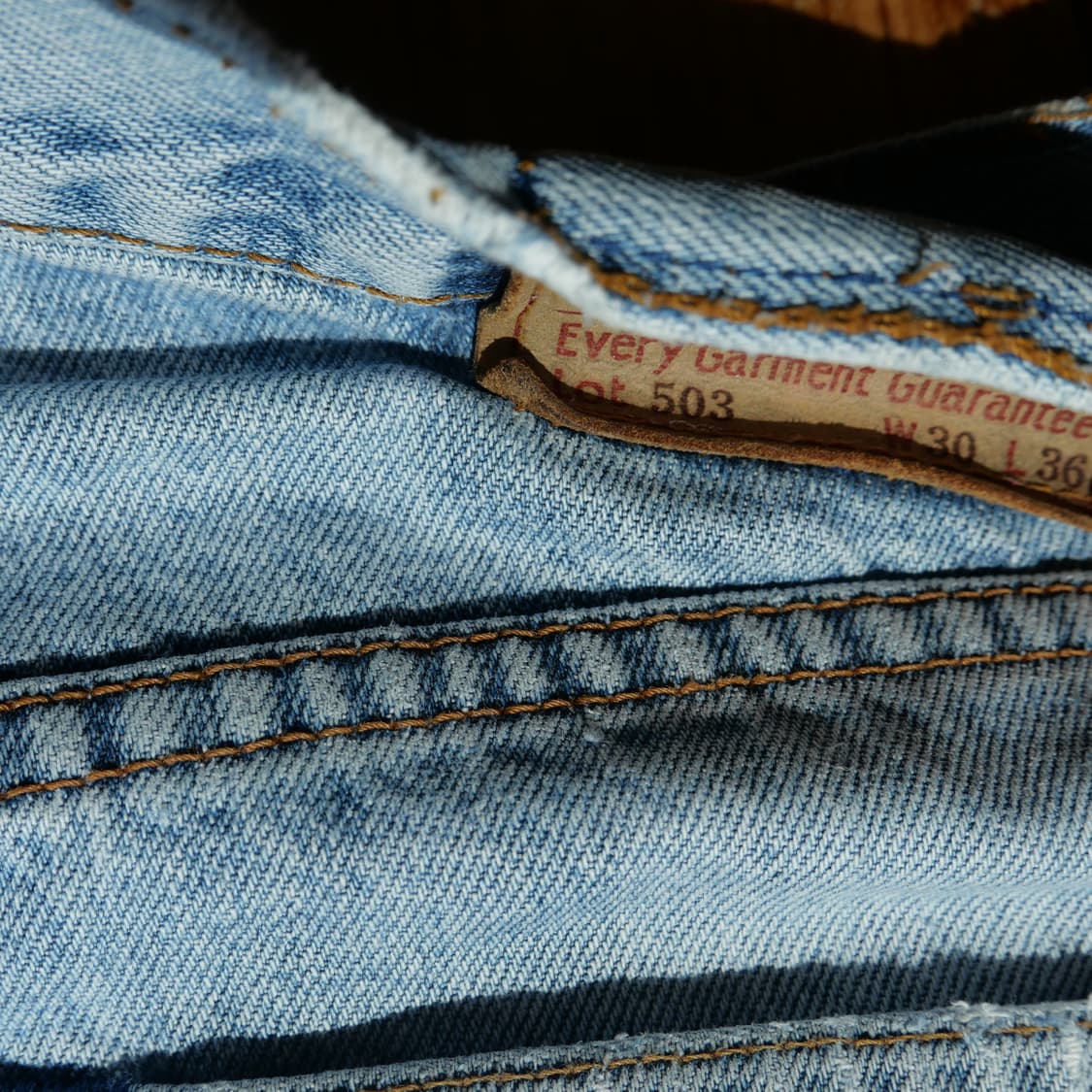 리바이스 503 연청 데님 팬츠 (W31) 상품이미지5