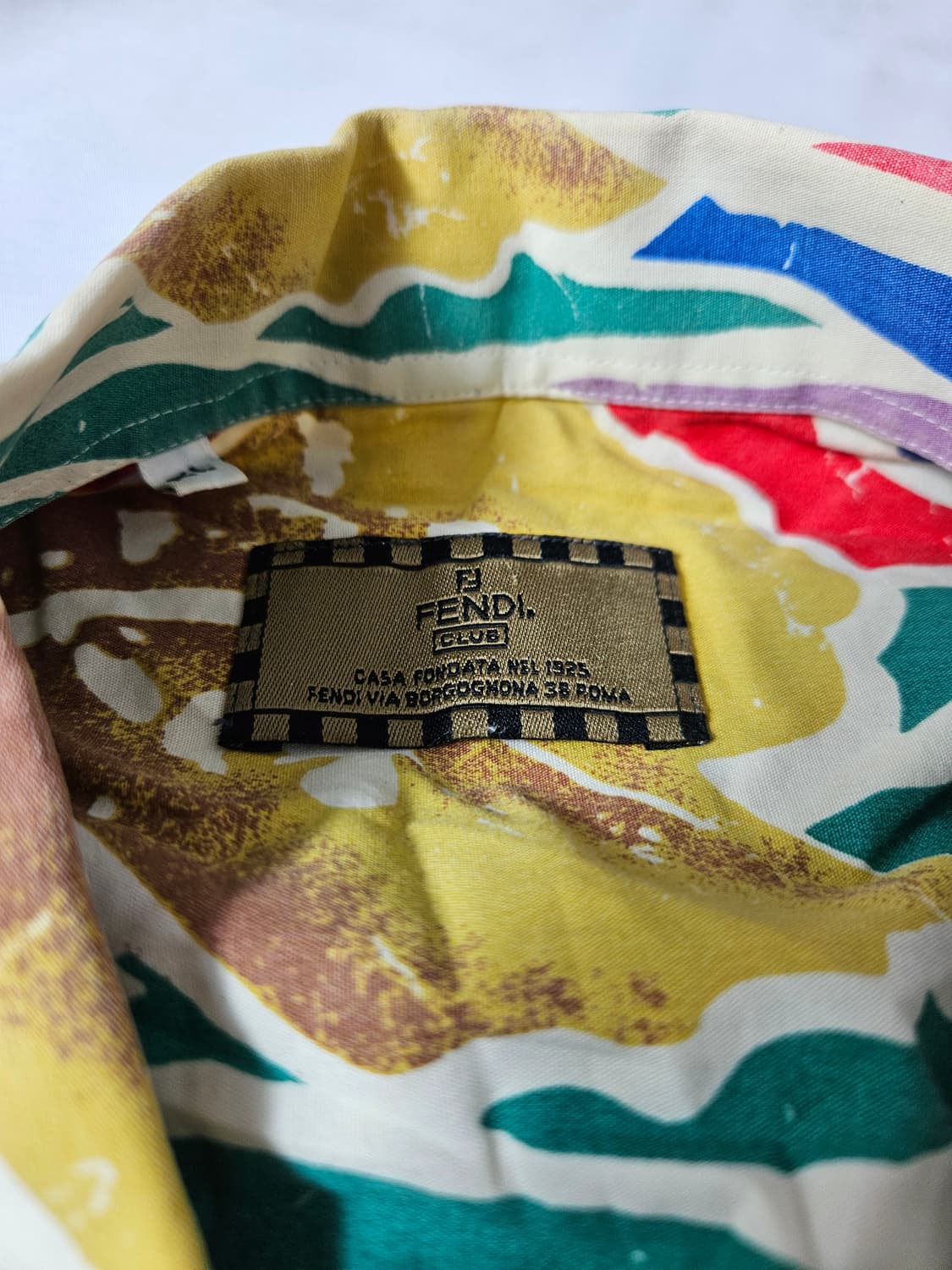 펜디 정품 00s 빈티지 하와이안 반팔셔츠 XL 상품이미지2