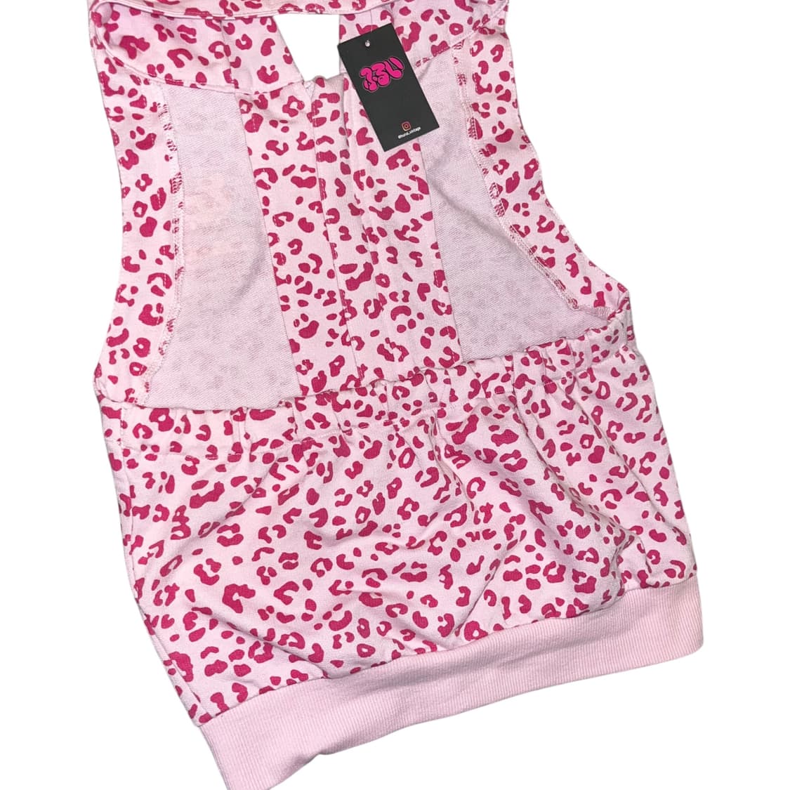 헬로키티 고양이 귀 핑크호피 후드 탑 나시 집업 키치갸루y2k 상품이미지5