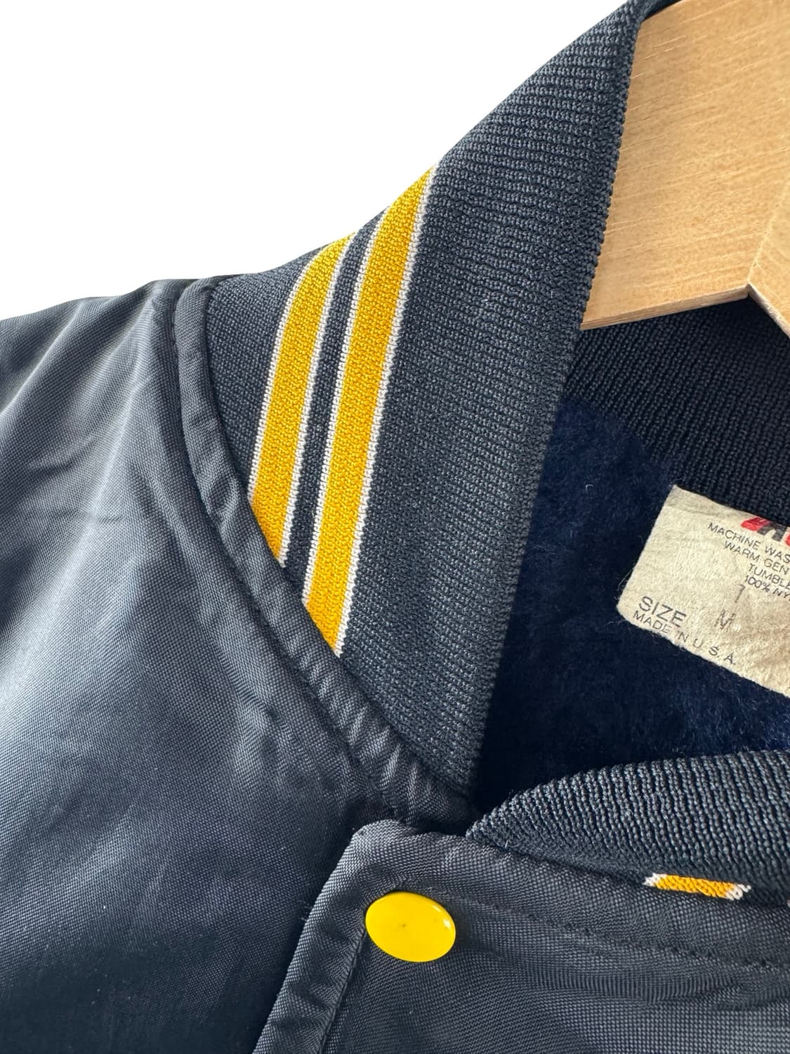 90S 미국제조 빈티지 새틴 바시티 자켓2319 상품이미지4