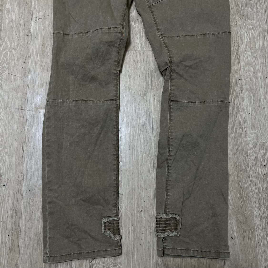 스톤아일랜드 로고 와펜 데미지 면바지 워크팬츠 L/100  상품이미지4