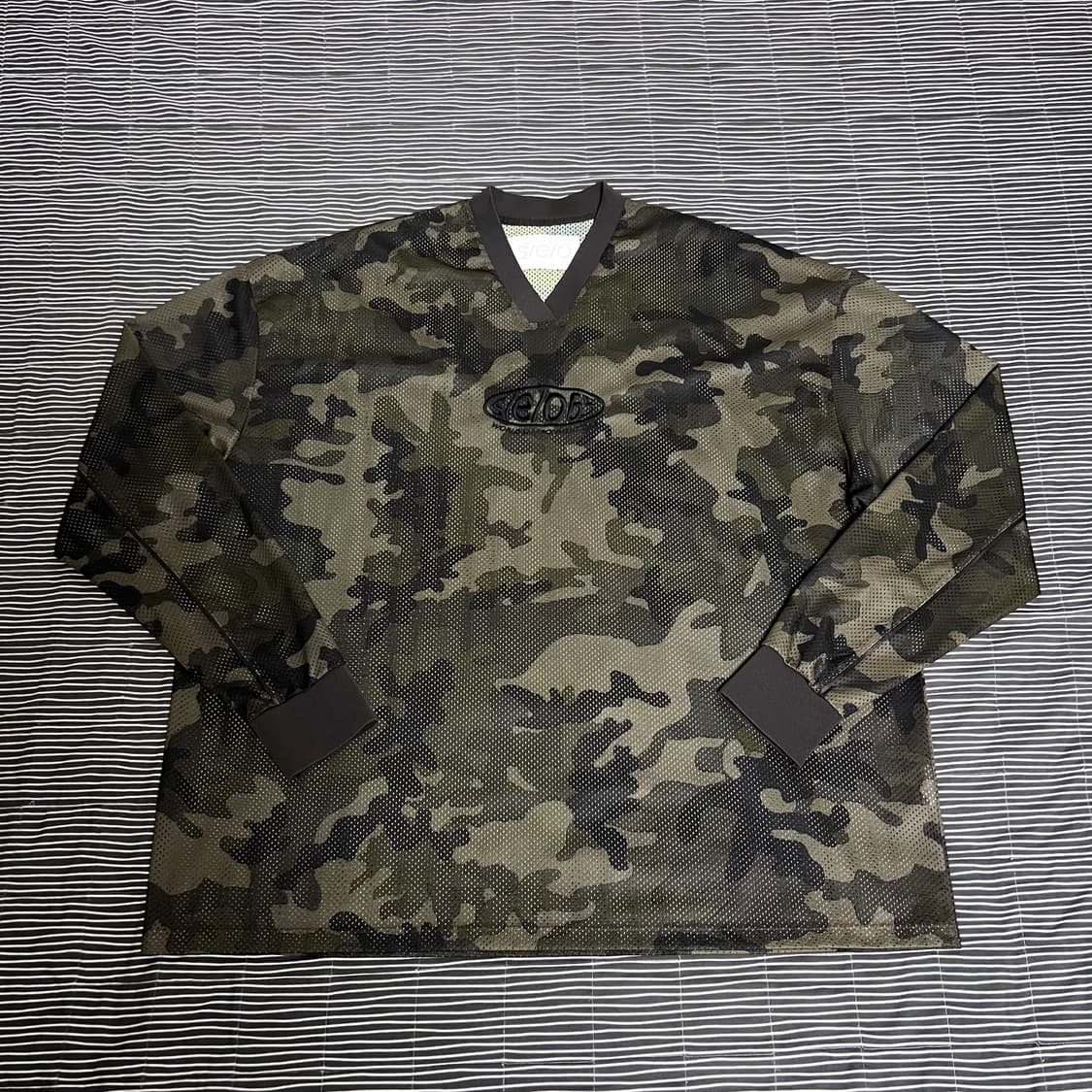 에스이오(s/e/o) 매쉬 져지 롱슬리브 탑 카모 2size 상품이미지1