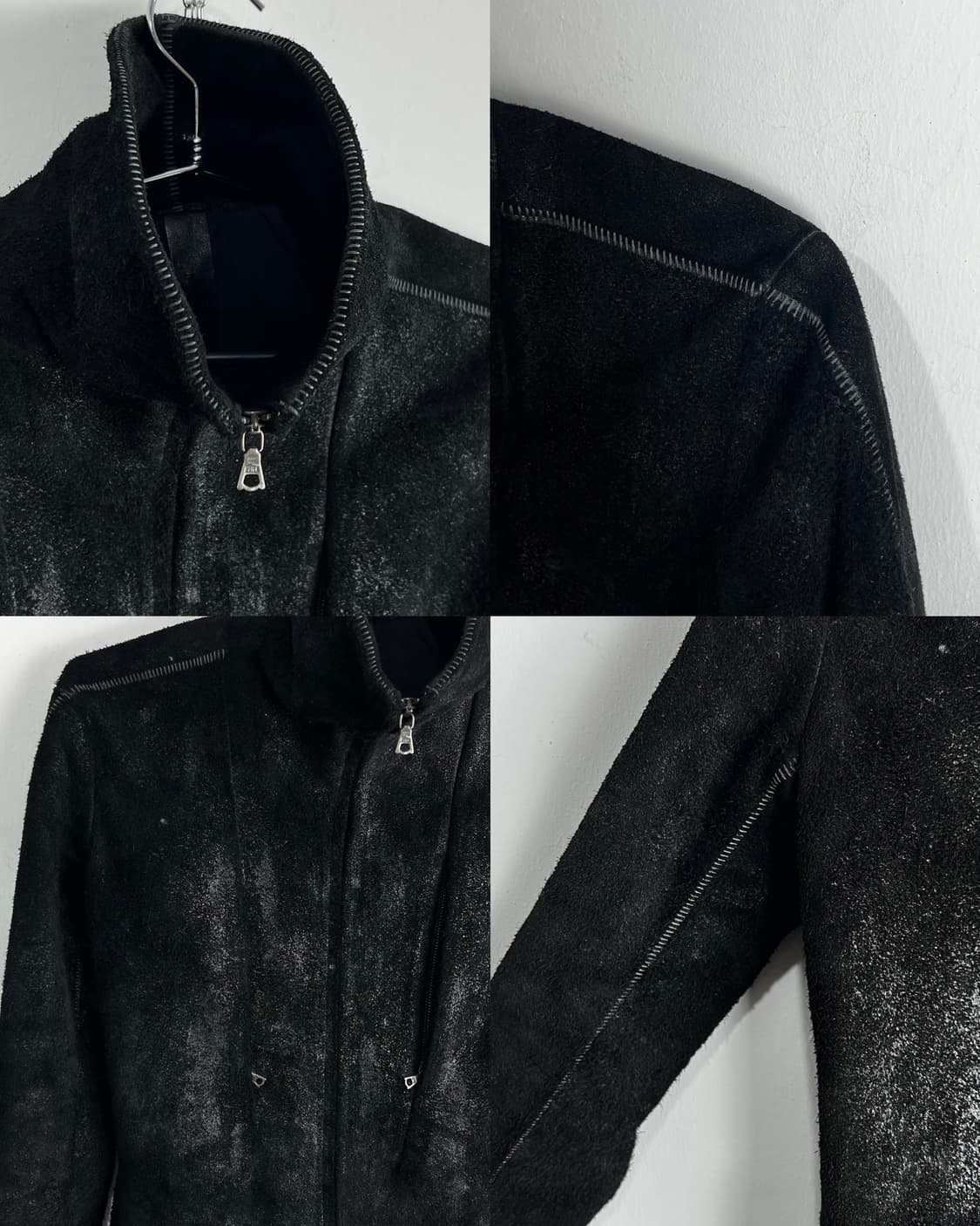 ISAAC SELLAM WAX COATED CALF SKIN JACKET 상품이미지6
