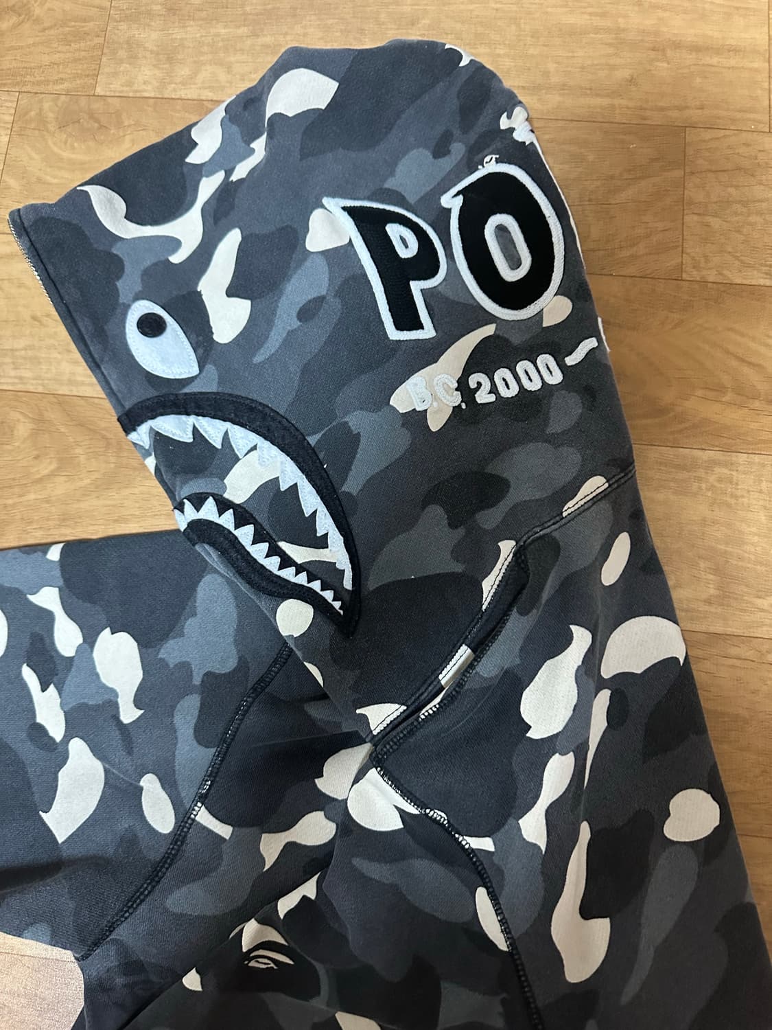 베이프 시티카모 ponr 흑계 야광(XL) 상품이미지8