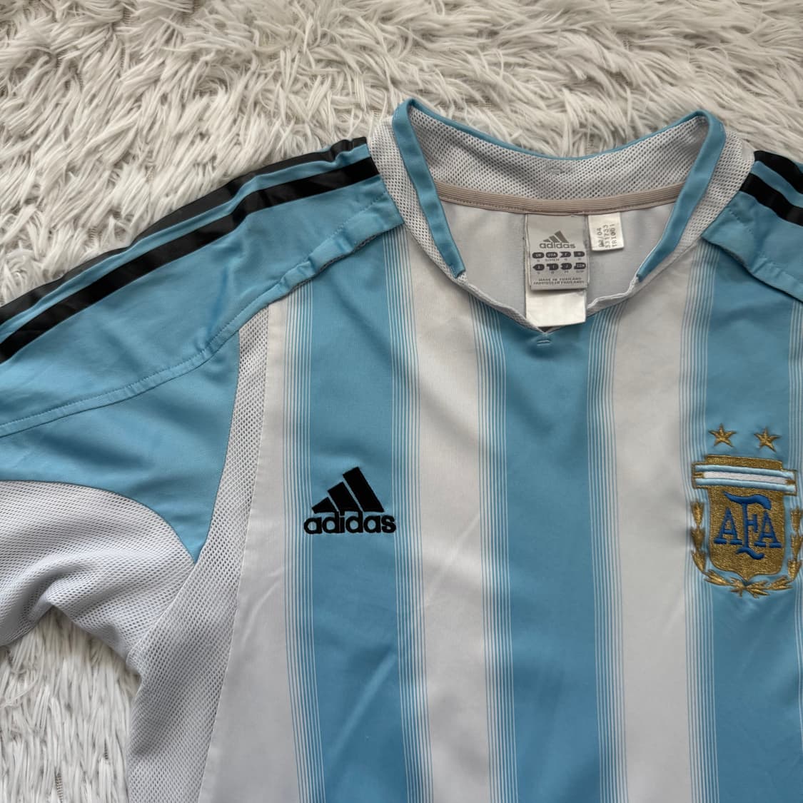 ADIDAS 일본빈티지 아르헨티나 축구 유니폼 축구반팔 아르헨티나유니폼 상품이미지1