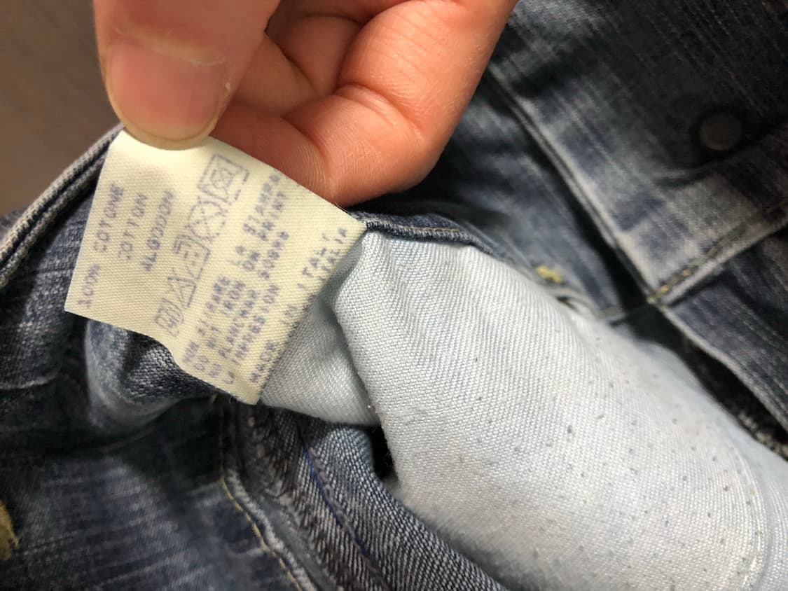 (일본) 엔진즈 미치코코시노 여성 로우라이즈 와이드레그 프린팅 데님팬츠  상품이미지10