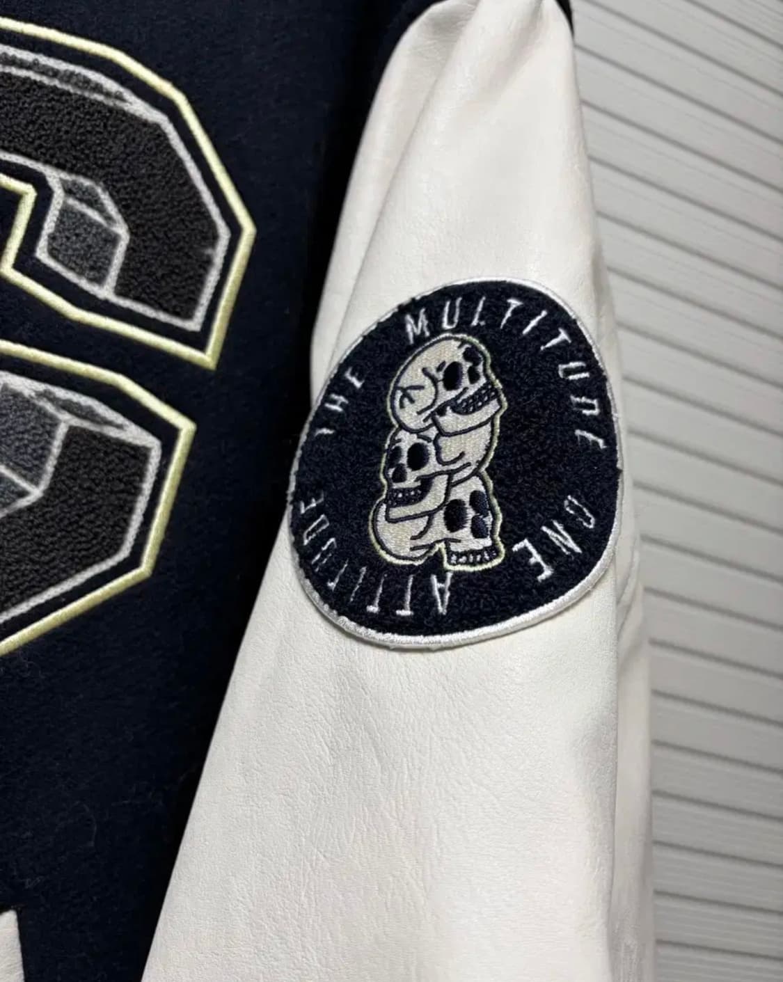 커버낫 24FW 컬리지 C 울 바시티 네이비 M 상품이미지3