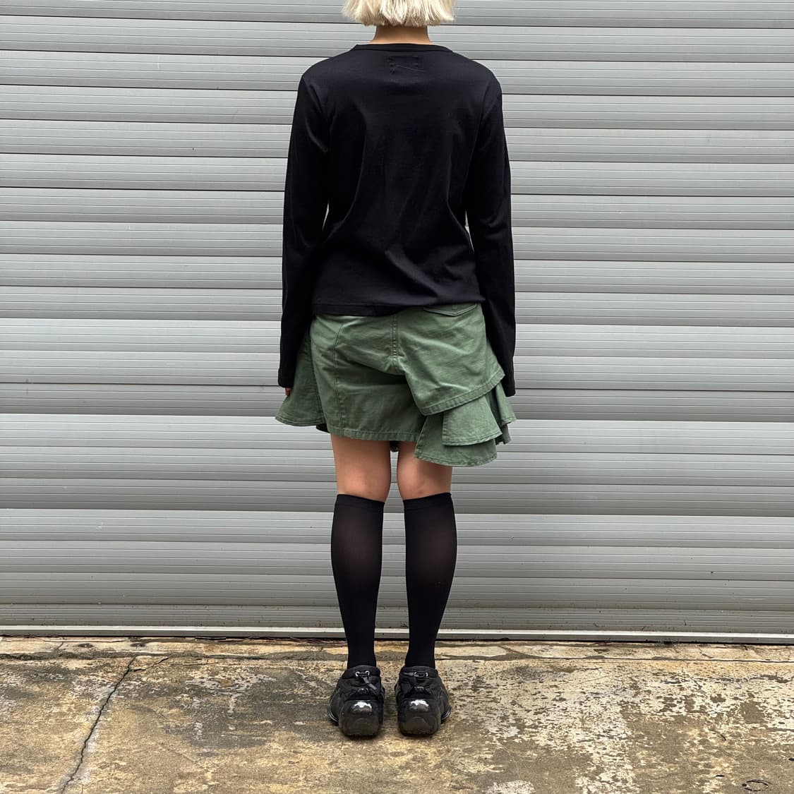Junya Watanabe khaki mini skirt 상품이미지7