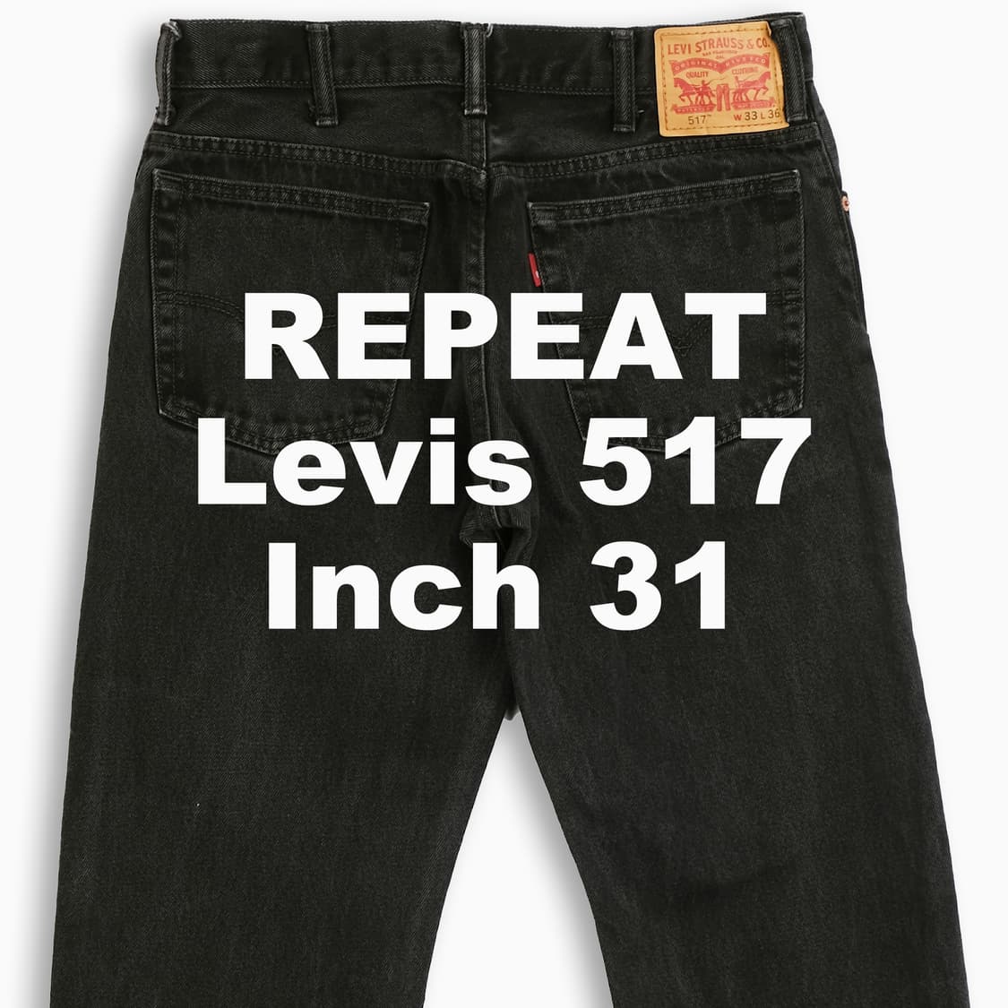 빈티지 리바이스 517 흑청 블랙진 31 인치 LV5173384 상품이미지1