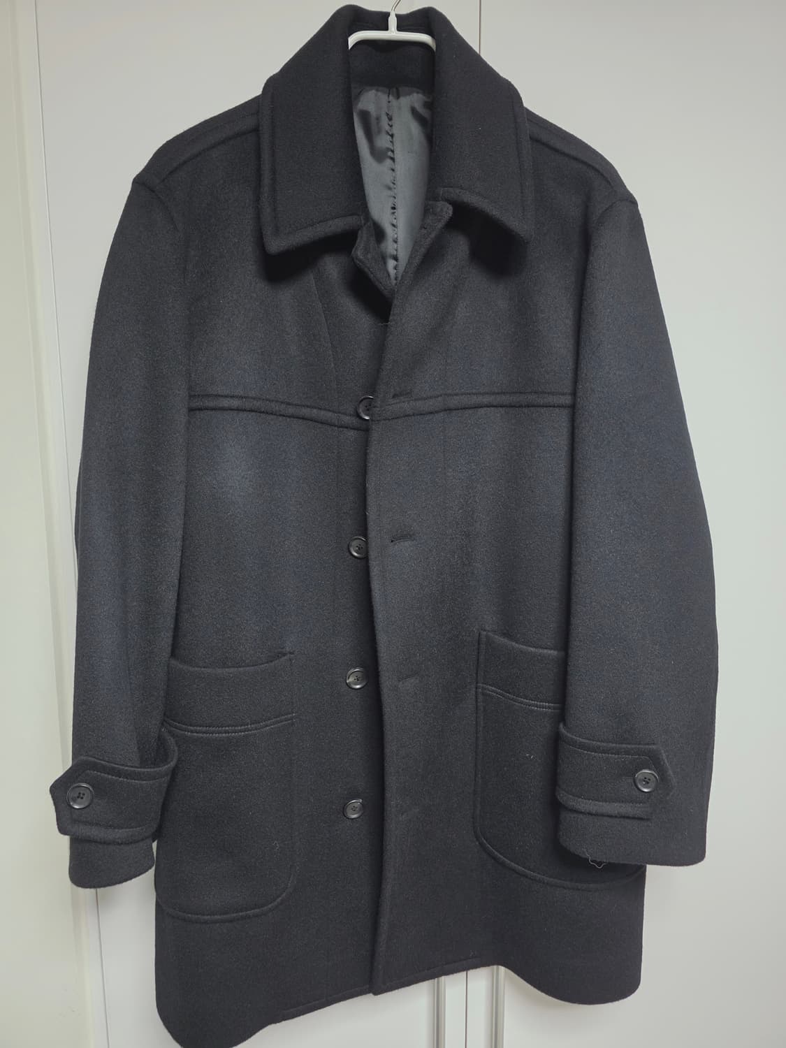 [25FW] 알레그리 블랙 핸드메이드 코트 54사이즈  상품이미지2