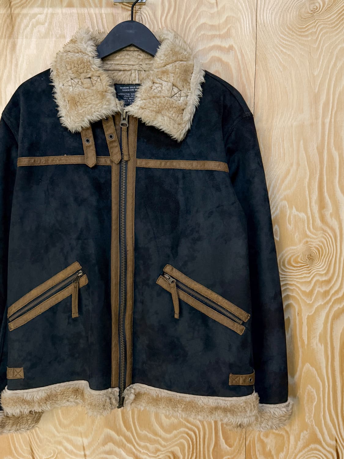 맥아이 포우 스웨이드 B-3 무스탕 상품이미지1