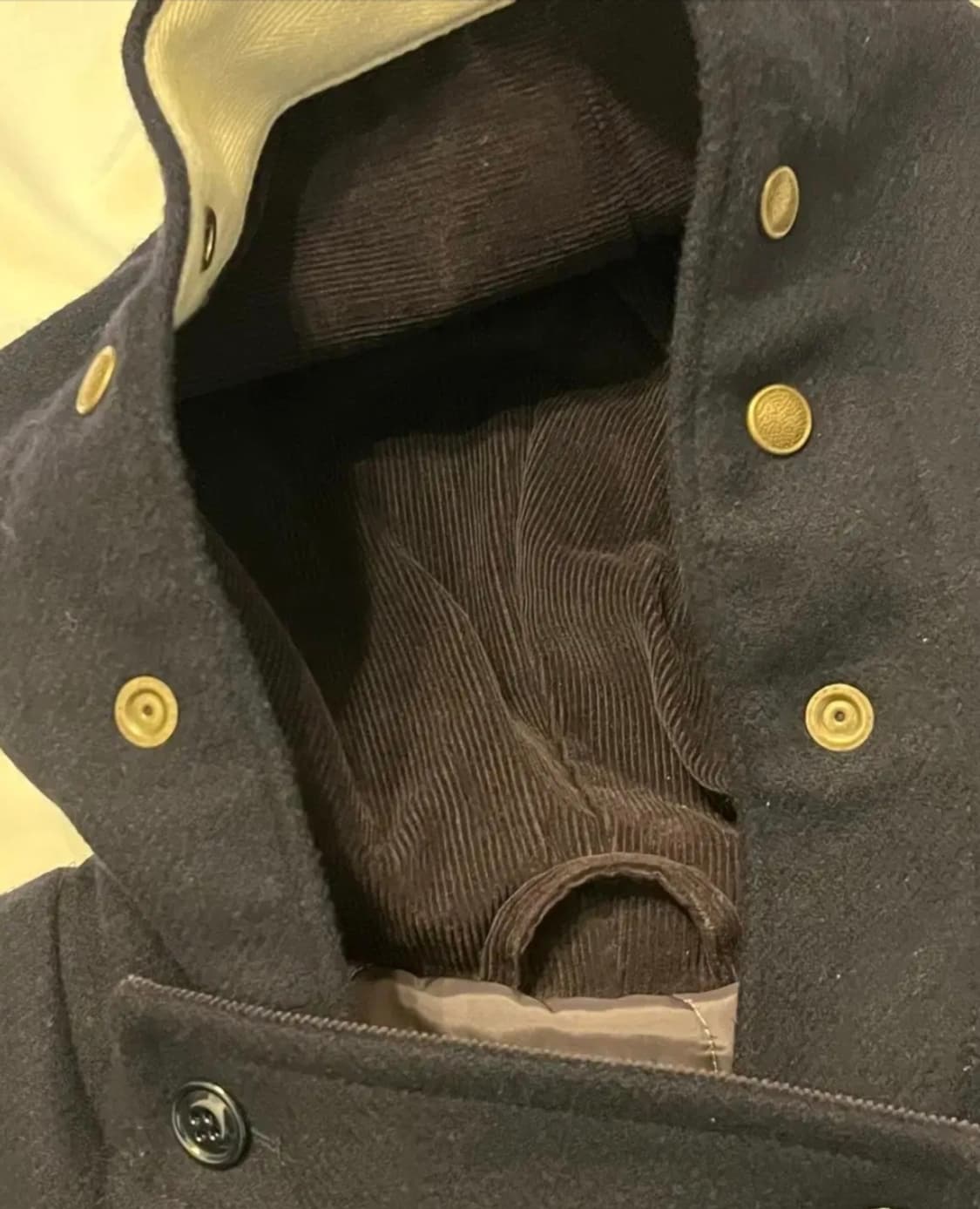 에스피오나지 더플코트 네이비 L 상태 좋음 상품이미지5