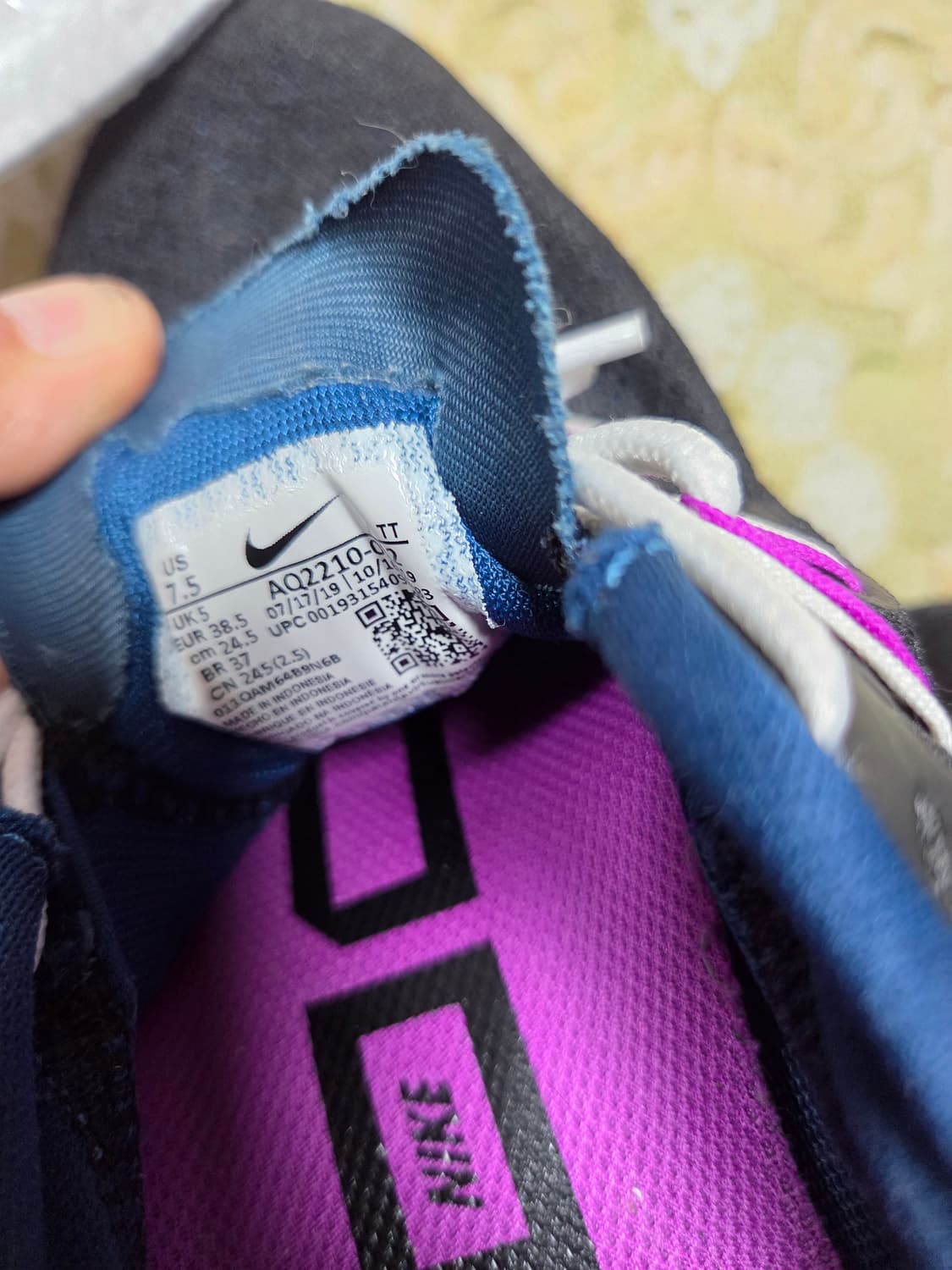 정품)나이키 AQ2210 경량운동화 245 상품이미지6