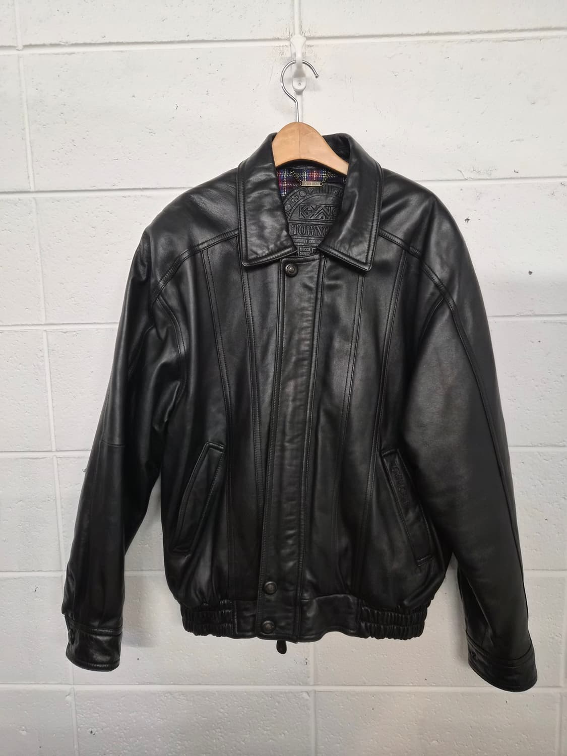 100) TOWNGENT 타운젠트 올드스쿨 양가죽 점퍼 팝니다 상품이미지1