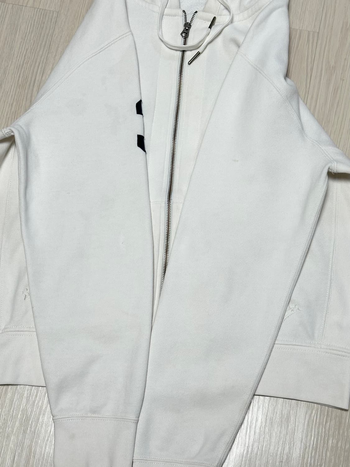 폴로 랄프로렌 신형 빅포니 로고 투웨이 체크 후드집업 화이트 상품이미지6