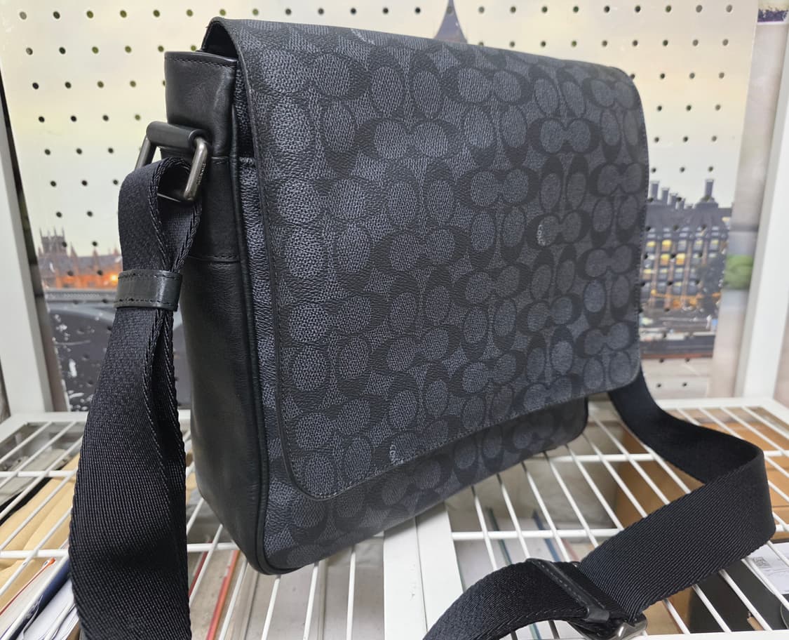 코치 메신저백 남성 크로스백 캔버스 플랩 BF34 상품이미지5