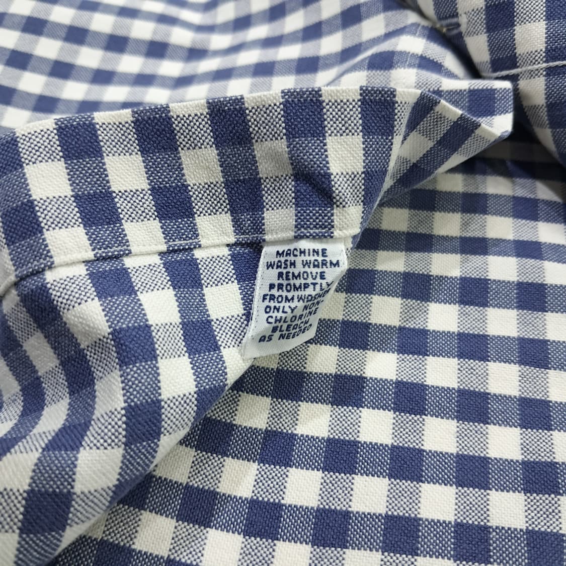 CN716 XL 폴로 랄프로렌 빅셔츠 네이비 깅엄체크 긴팔 셔츠 남방 상품이미지6