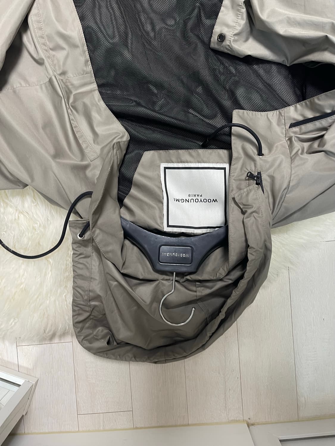 우영미 레인코트 우영미 자켓 우영미 바람막이 상품이미지6