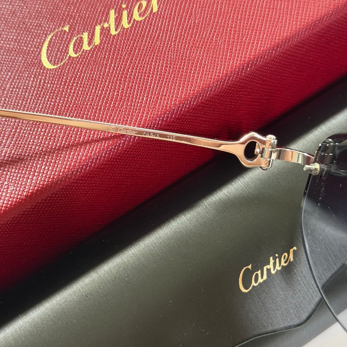 (OS) Cartier 까르띠에 무테 말발굽 무테  은장 선글라스 안경 상품이미지8