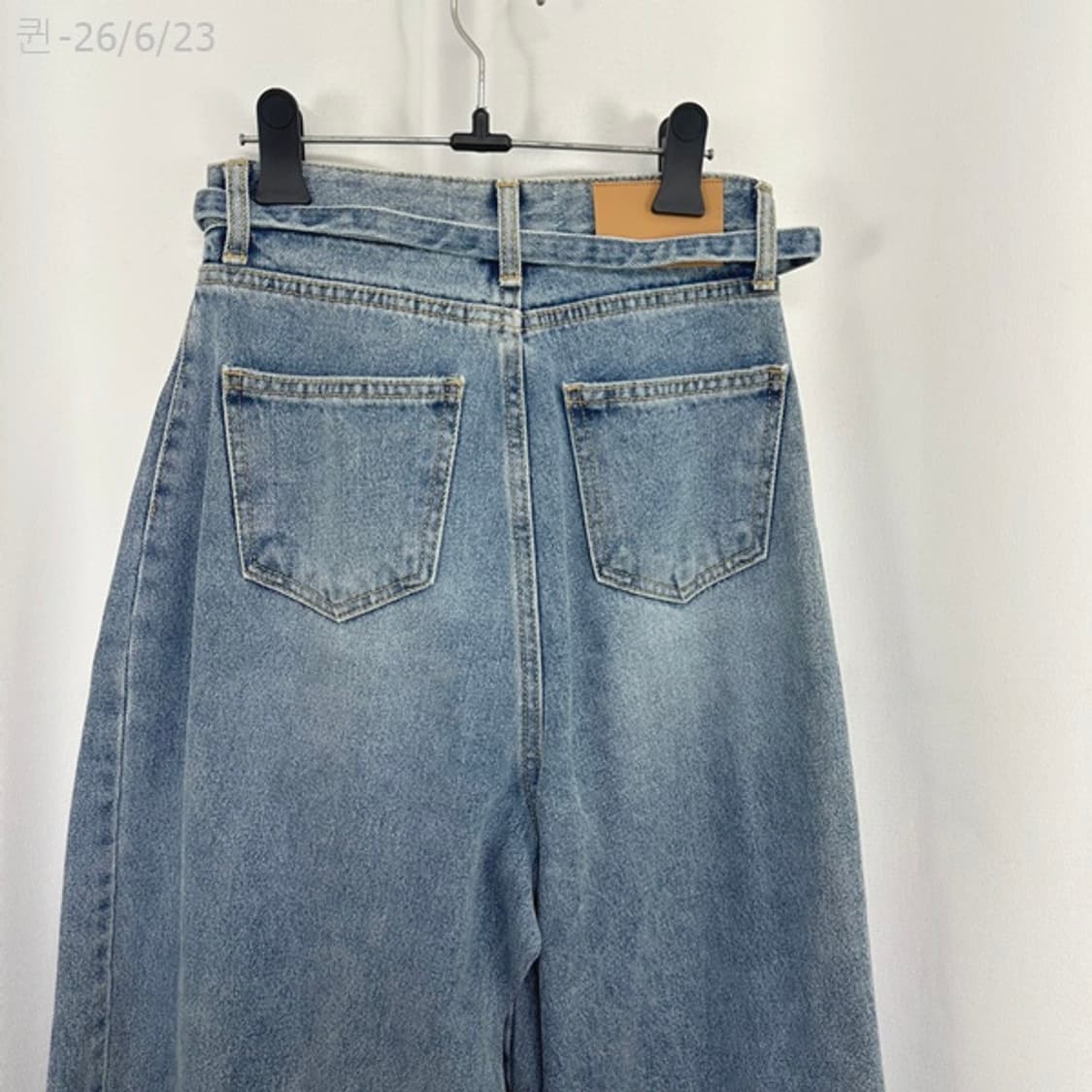 보세 여자 통넓은 멋스러운 청바지 데님팬츠 S(25인치정도) 상품이미지6