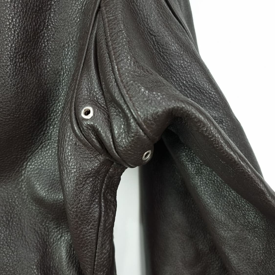 [빈티지] 밀리터리 A2 복각 양가죽 플라이트 레더 봄버자켓 P01568 상품이미지6